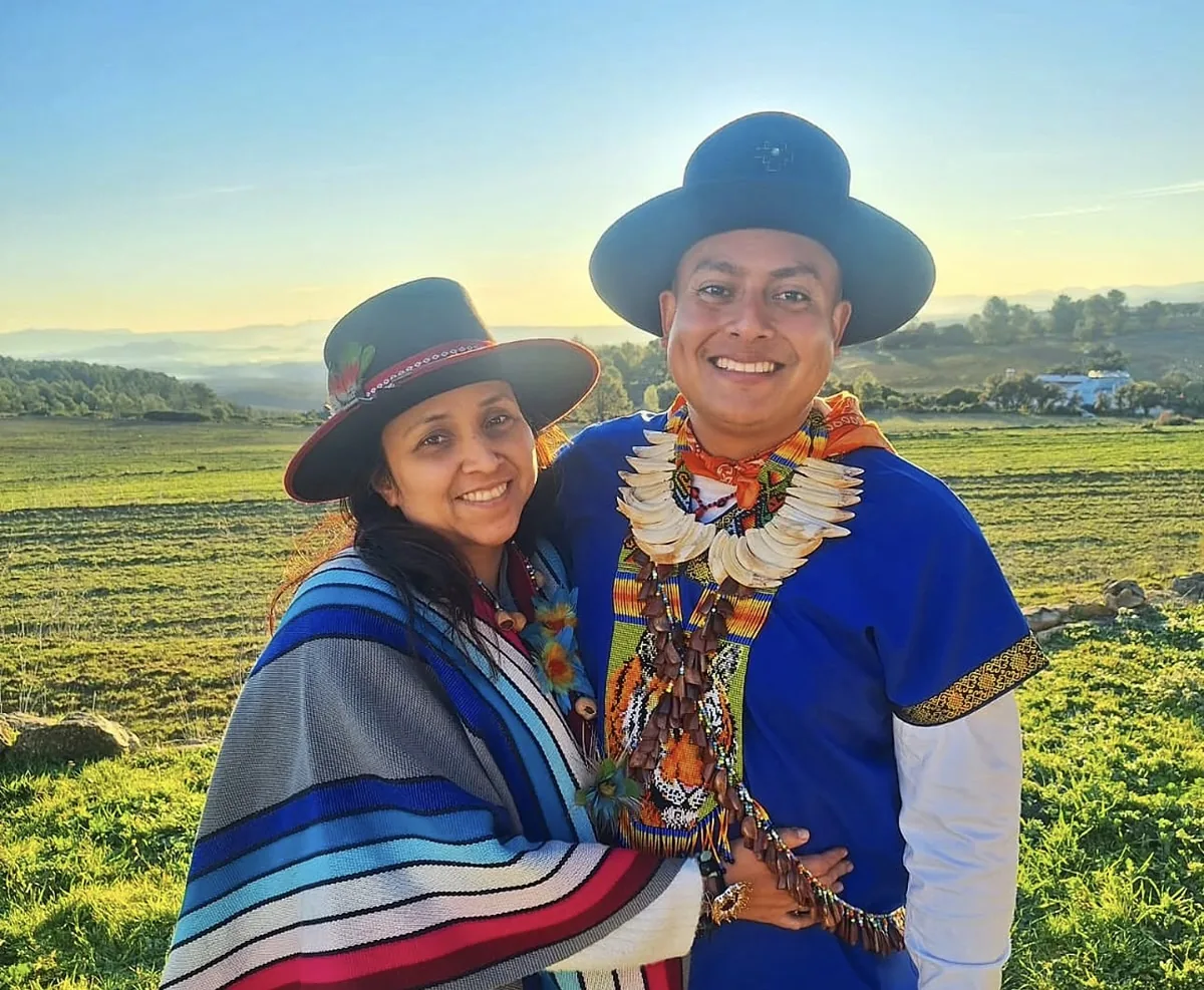 Mauri y Yami, facilitadores de la iniciación al Rapé ancestral